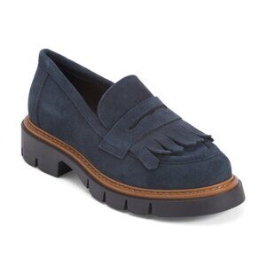 RIZZOLI Made In Italy Suede Penny Loafers With Welt